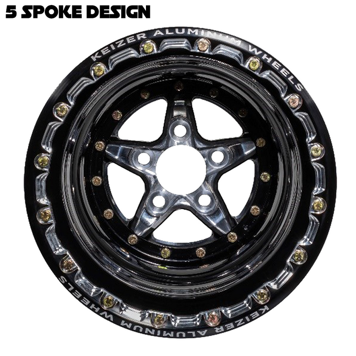 Keizer Racing Beadlock Wheels - Front | Polaris Pro R