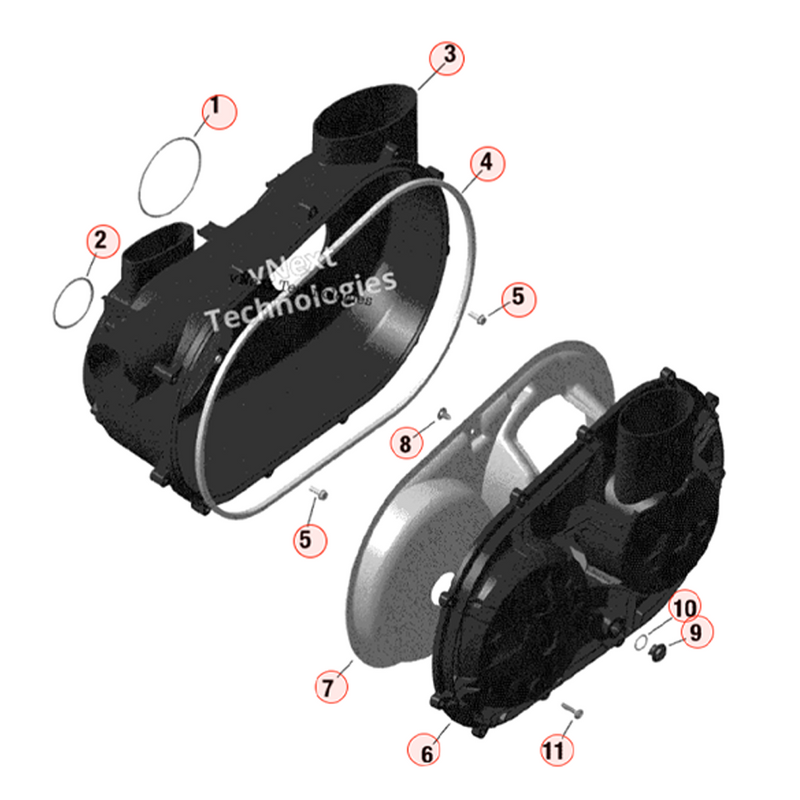 BRP QRS Clutch & Components | Can-Am X3