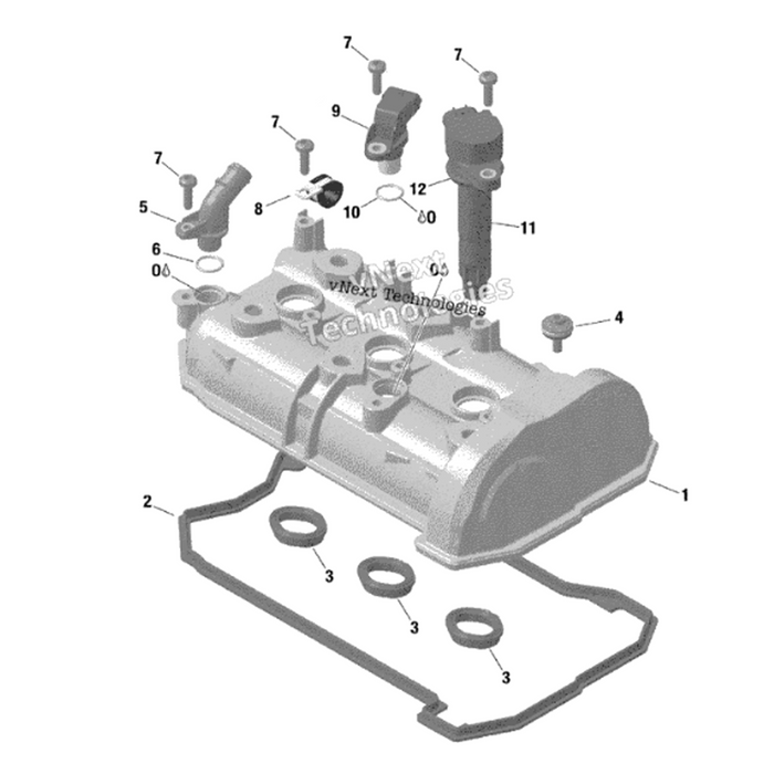 BRP Valve Cover & Ignition Components | Can-Am X3