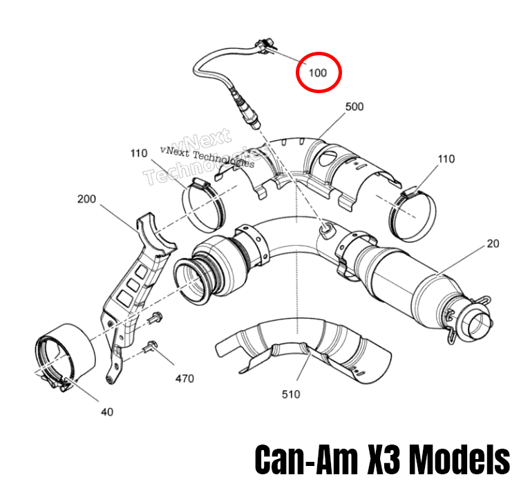 あまページ BRP Replacement O2 Sensor | Can-Am X3, Ski-Doo & Defender