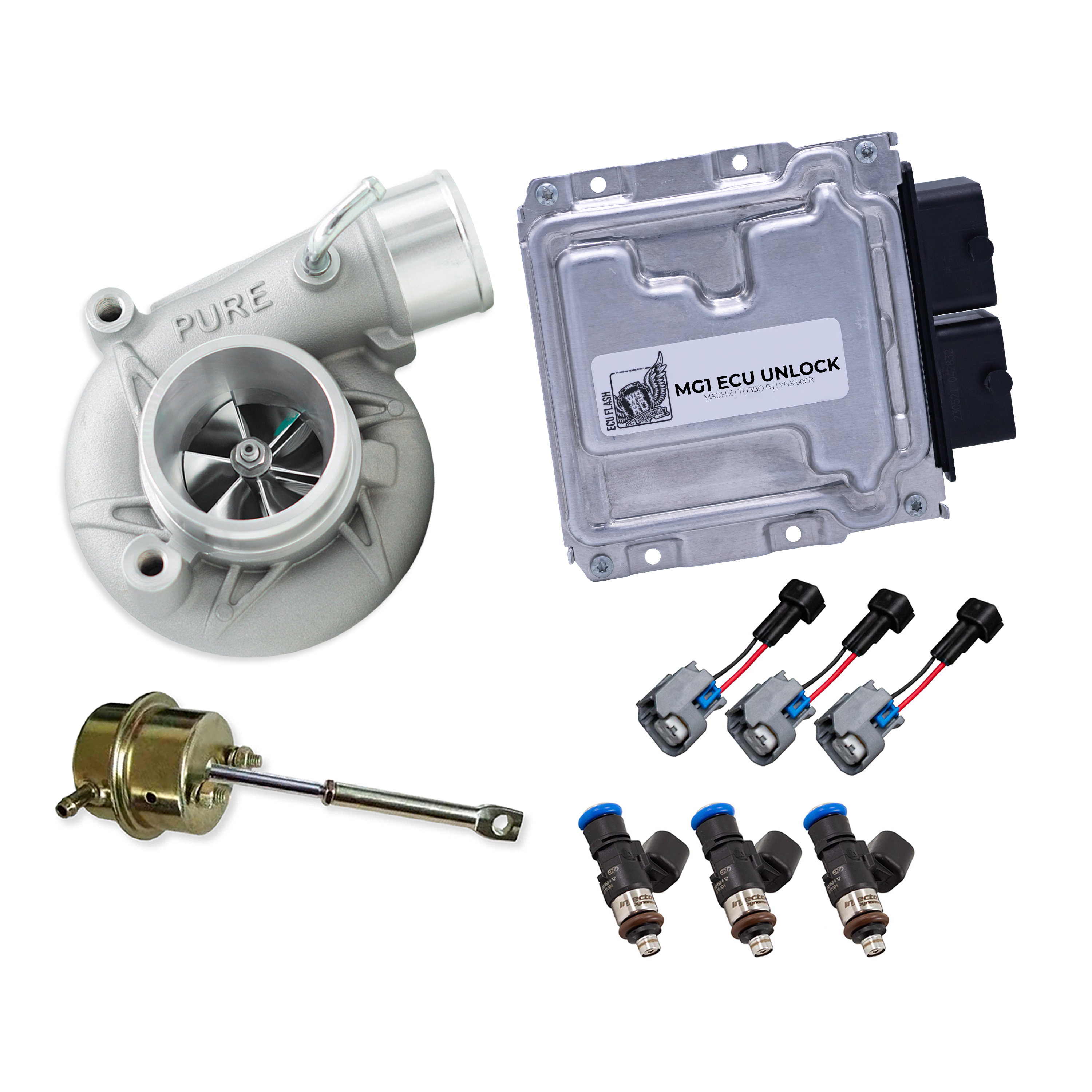 WSRD S1 Turbocharger Upgrade & MG1 ECU Unlock | 2022-2026 Ski-Doo