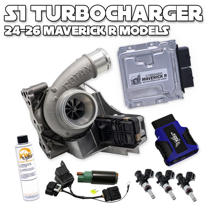 WSRD S1 Turbocharger Package & MG1 ECU Unlock | 2024-2026 Maverick R (296-390HP)