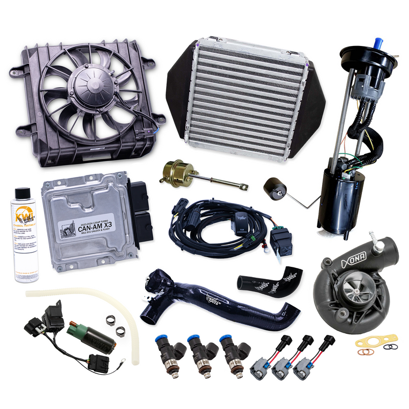 WSRD Green Turbocharger Package & MG1 ECU Unlock | 2023-2025 Can-Am X3 135HP Turbo (250-305HP)