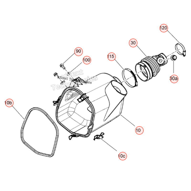 WSRD Silicone S-Series Turbo Inlet Coupler | 2020-2026 Can-Am X3 Air Box