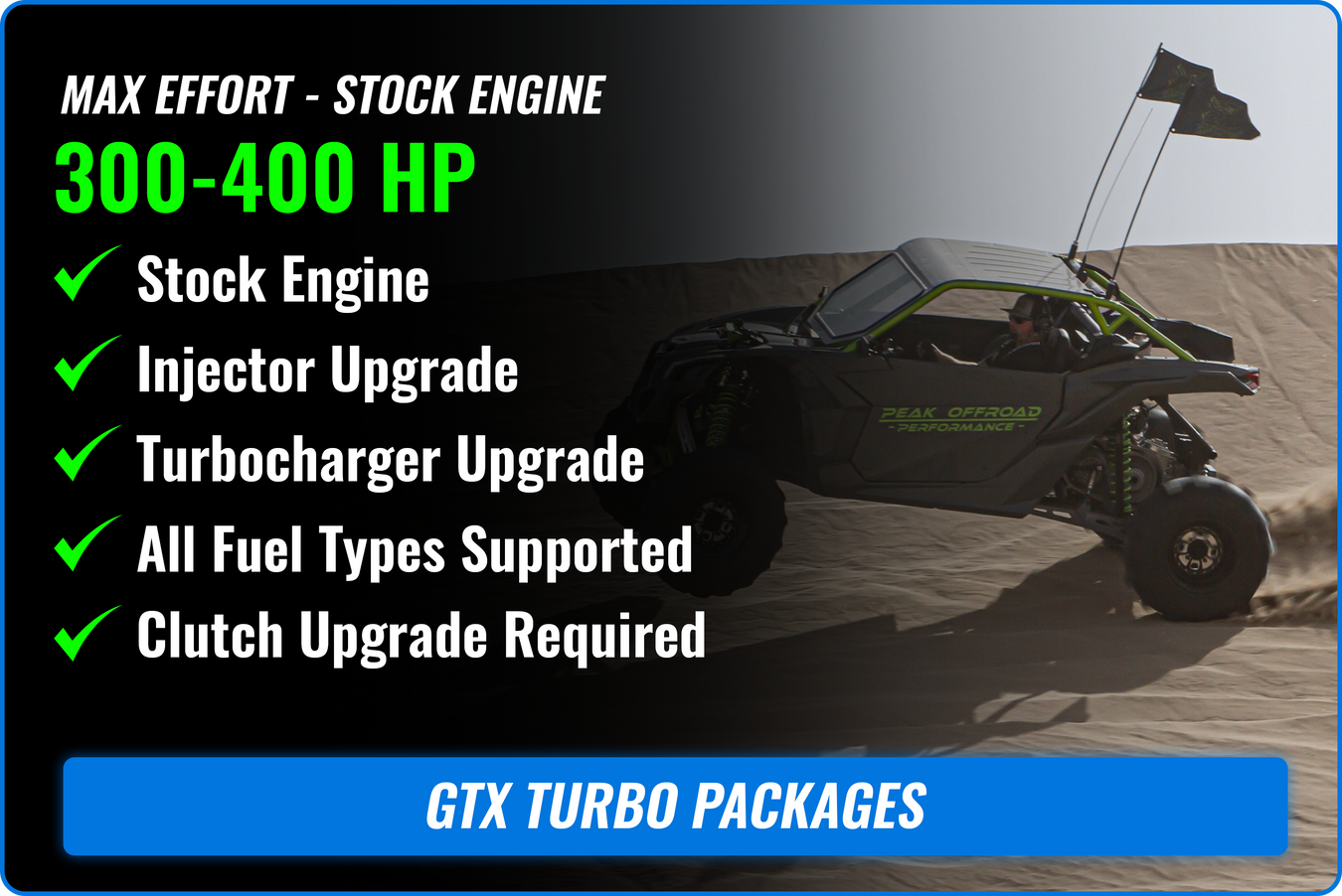 GTX Turbo Packages & Products