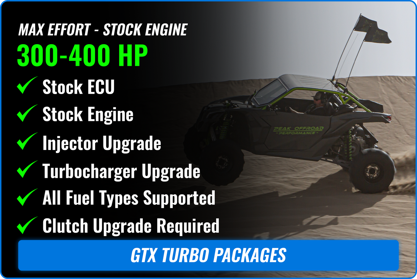 GTX Turbo Packages & Products