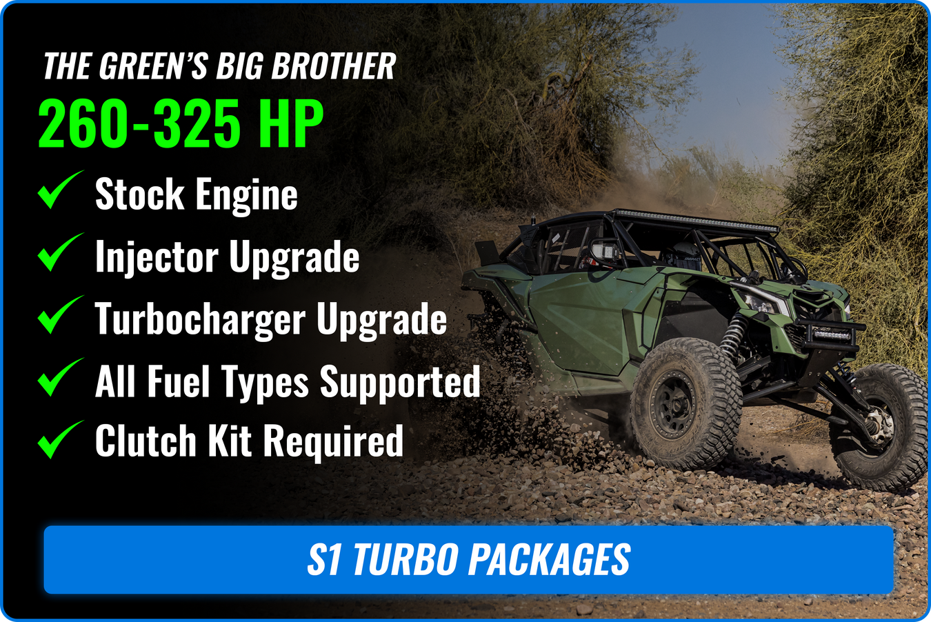 S1 Turbo Packages & Products