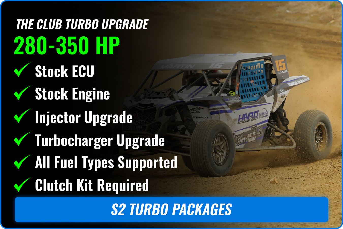 S2 Turbo Packages & Products