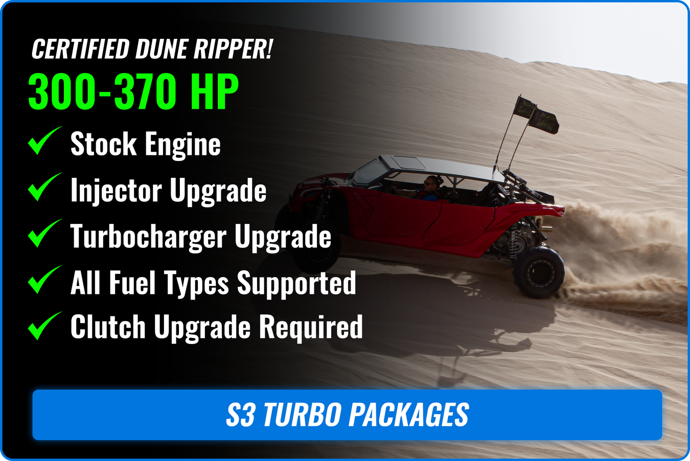 S3 Turbo Packages & Products