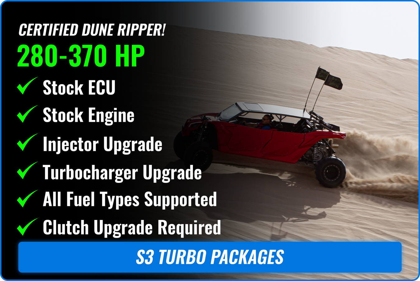 S3 Turbo Packages & Products