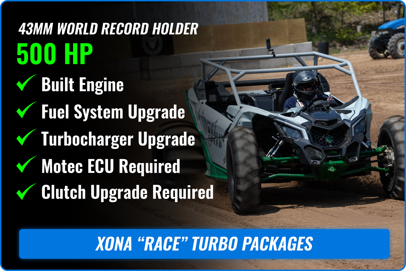 Xona 43mm Turbo Packages & Products