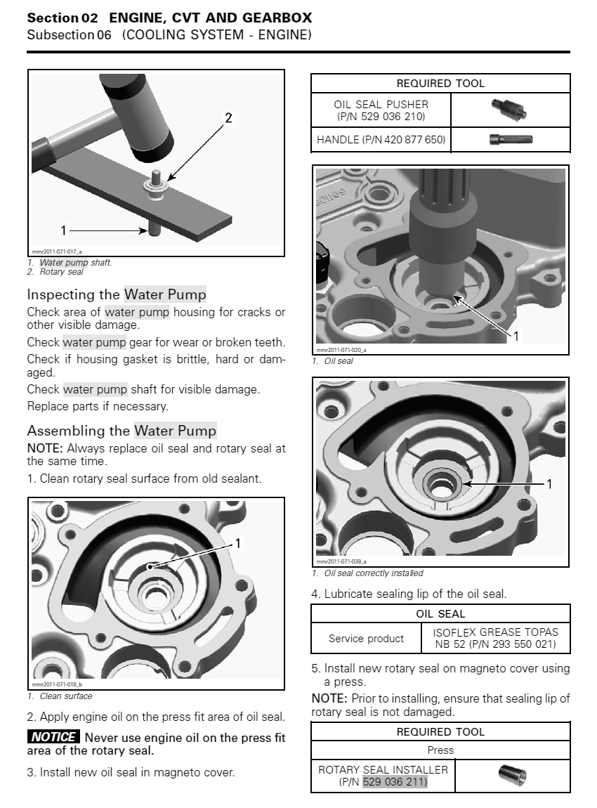 WSRD Complete BRP Water Pump Rebuild Kit | Can-Am X3 Whalen's Speed R&D | Whalen Tuned WSRD Complete BRP Water Pump Rebuild Kit | Can-Am X3 Whalen's Speed R&D | Whalen Tuned