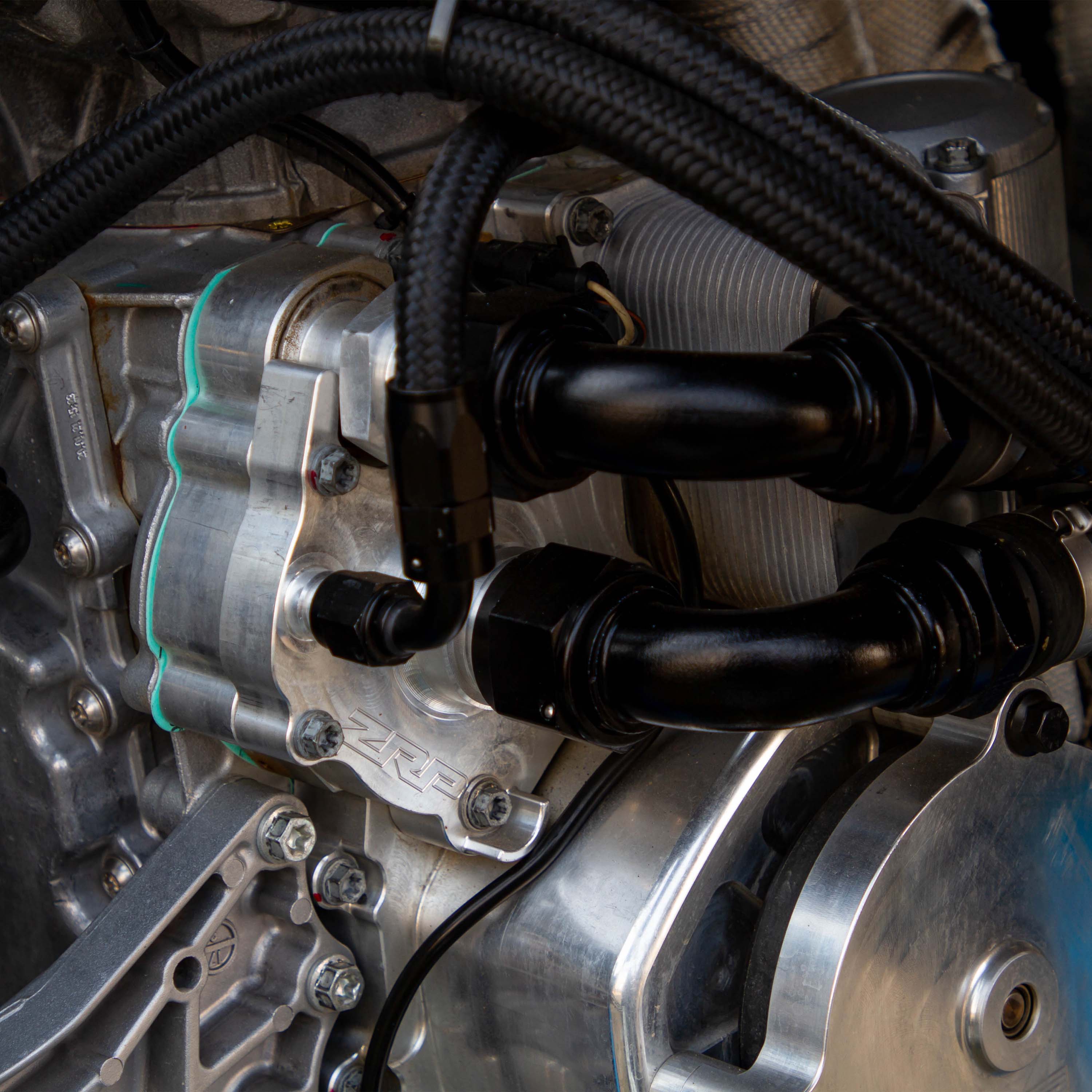 ZRP Billet AN Water Pump Housing | Can-Am X3 — Whalen's Speed R&D