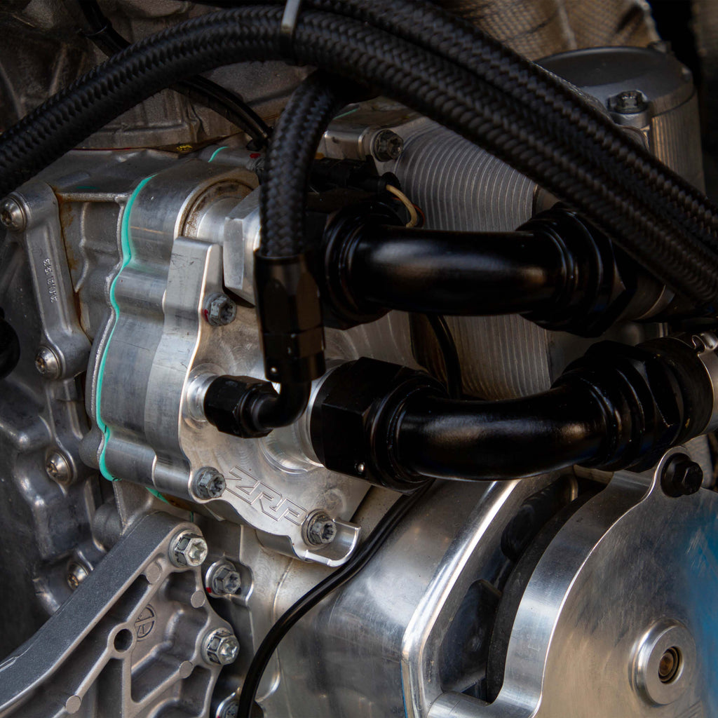 ZRP Billet AN Water Pump Housing | Can-Am X3 — Whalen's Speed R&D